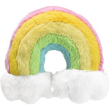 Rainbow Furry Neck Pillow