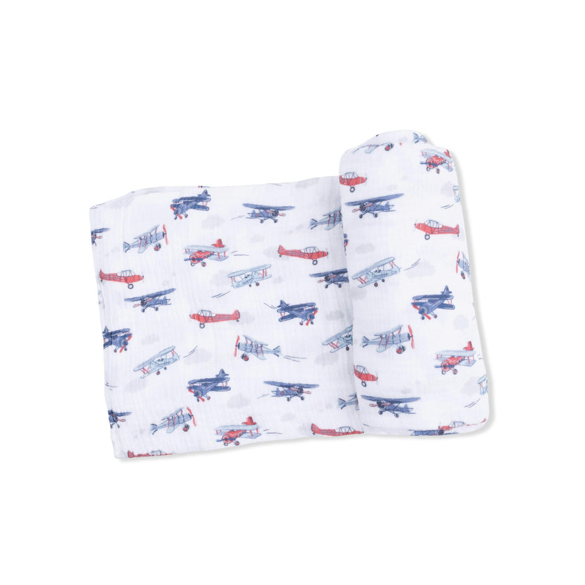 Vintage Planes - Swaddle Blanket