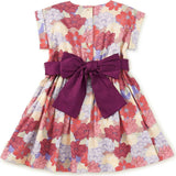 Organdy Sash Dress, Gold
