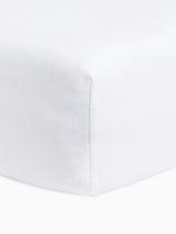 Poplin Fitted Crib Sheet Ivory
