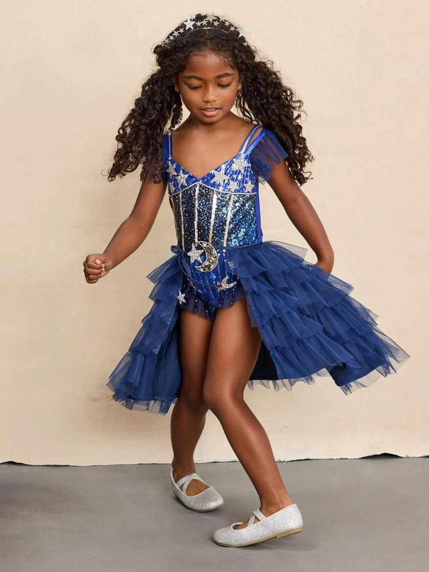 She's a Star Bustle Skirt / Cape for Girls