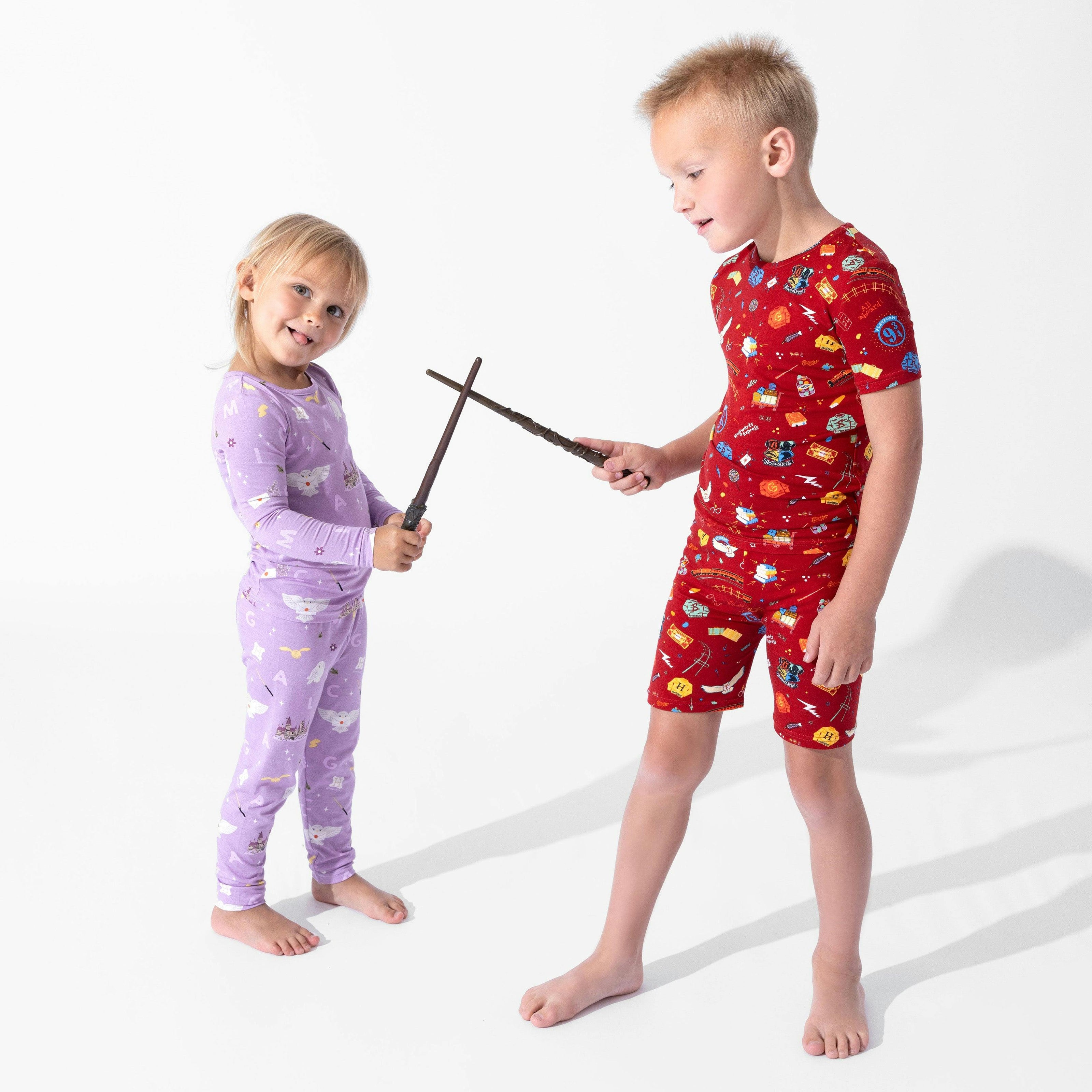 Hogwarts Express Bamboo Kids Pajama Short Set