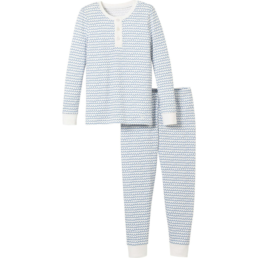 Kid's Pima Snug Fit Pajama Set in La Mer
