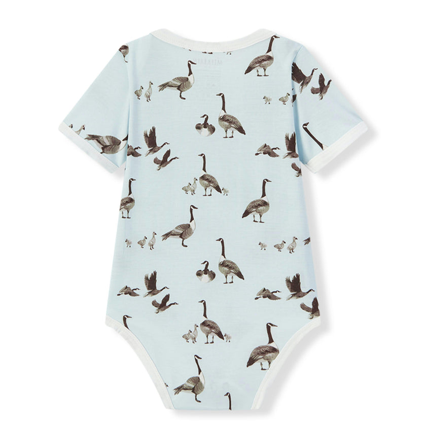 Goose Luxe Stretch Short Sleeve One Piece