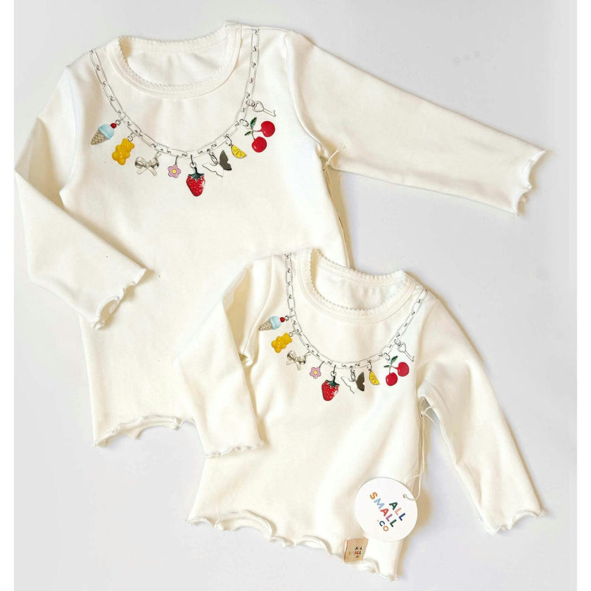 Charm Necklace Tee