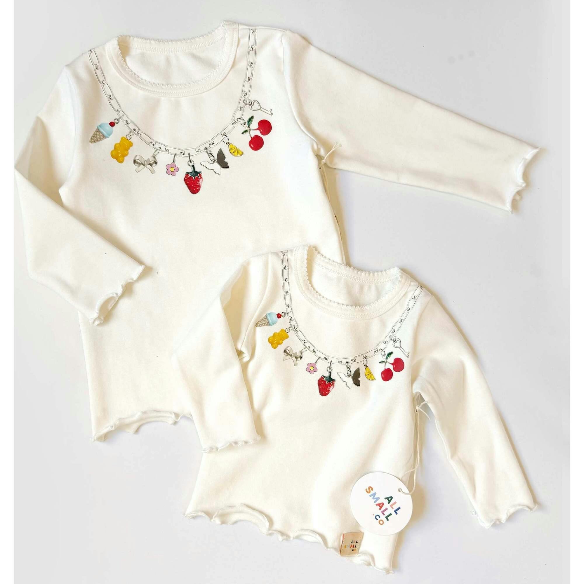 Charm Necklace Tee