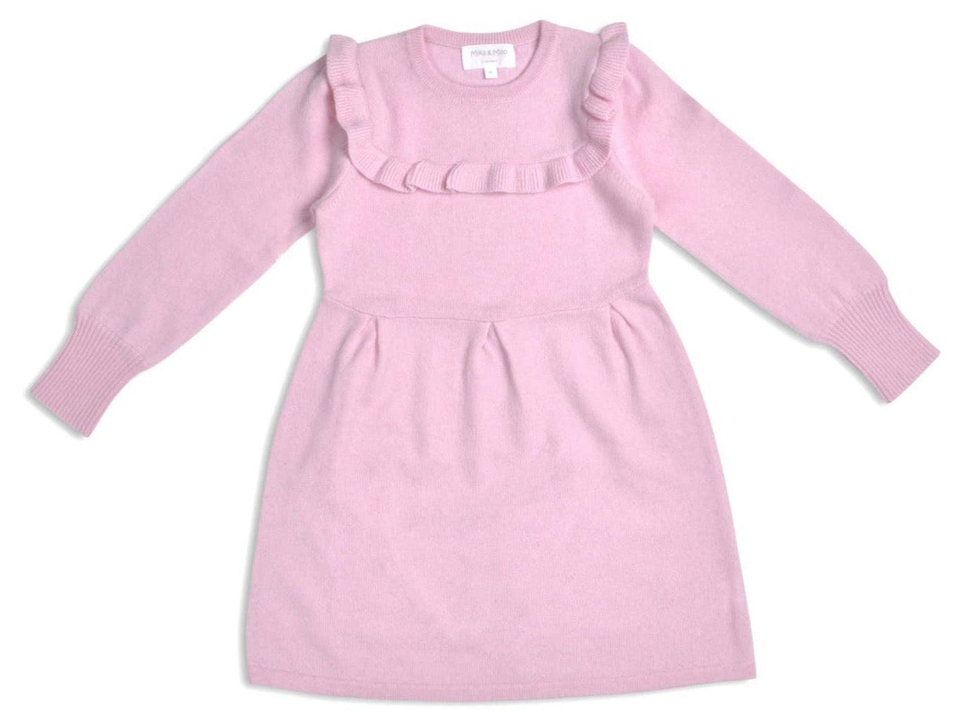 Ruffled Bib Dress| cashmere/ merino