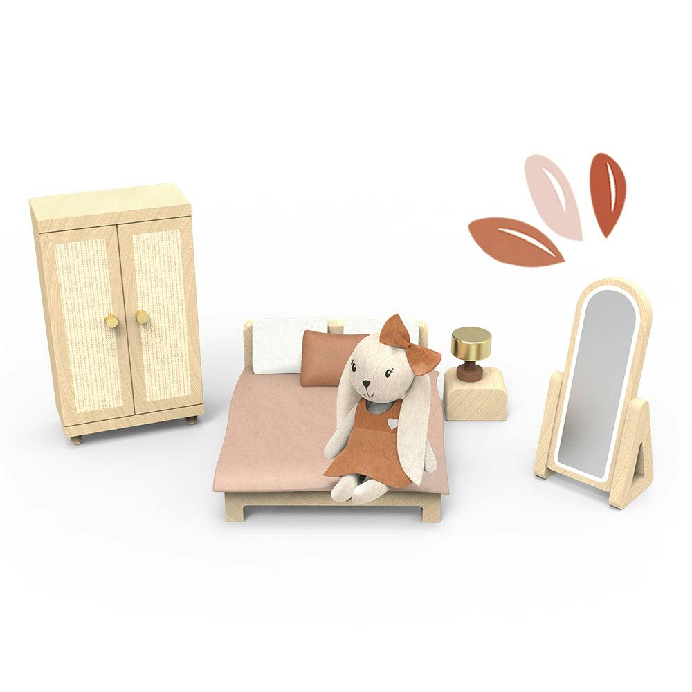 Doll House Bedroom set incl. 1 character