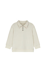 Fleece Polo Cream