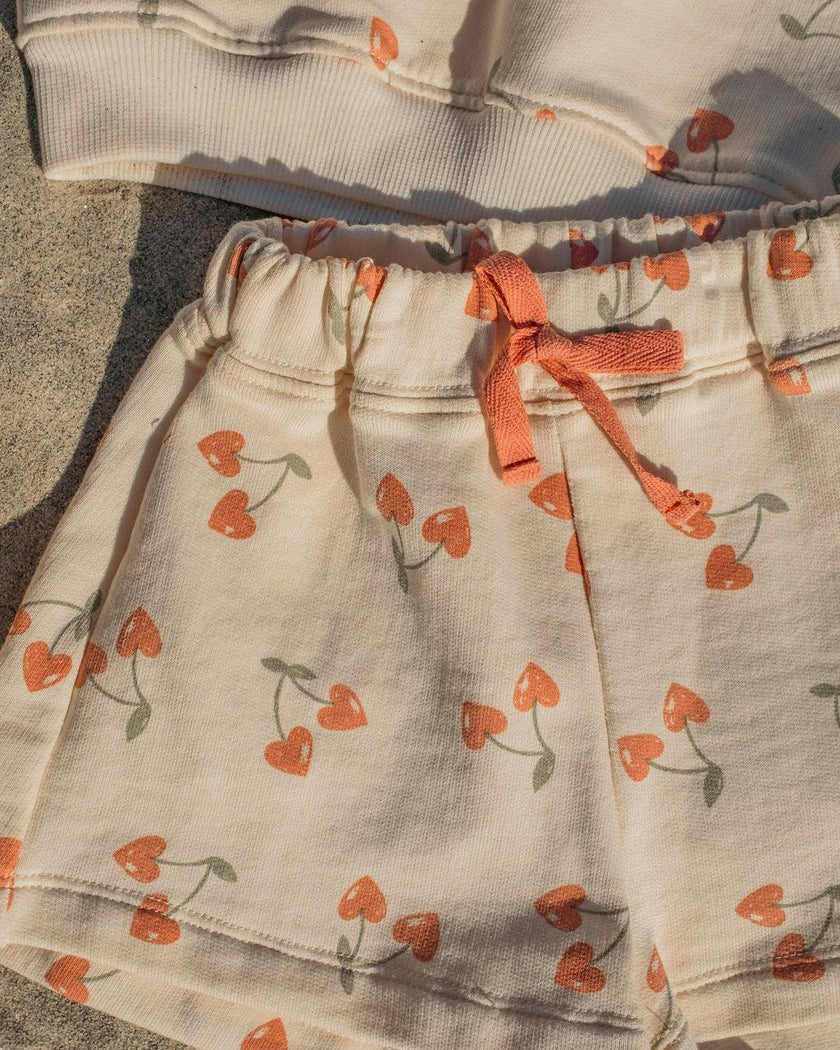 Sweatshirt Set in Cherry Crush