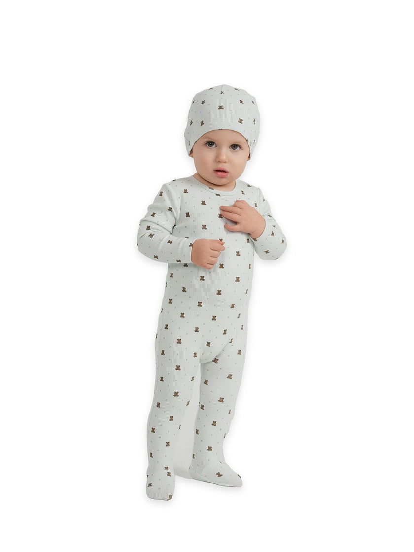Bear/ Bow Onesie