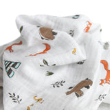 Cotton Muslin Swaddle Blanket 3 Pack - Forest Friends 2