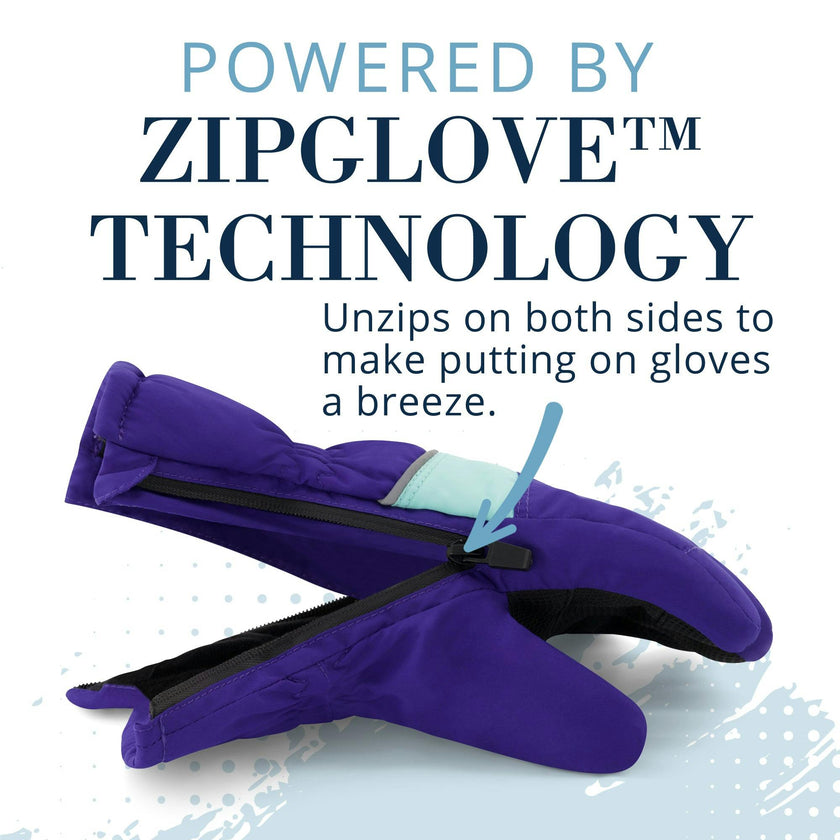 Winter & Ski Glove powered by ZIPGLOVE™ TECHNOLOGY