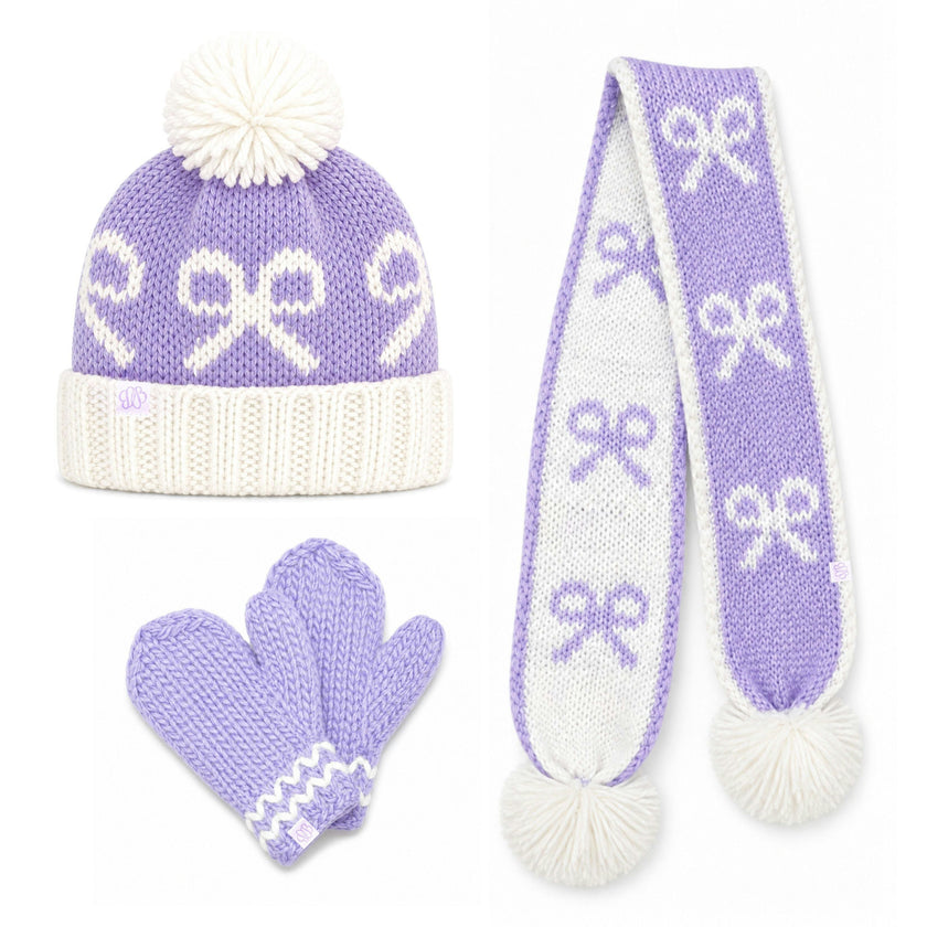 Bows Knit Accessories Bundle