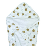 Hooded Towel in Rosie Posie