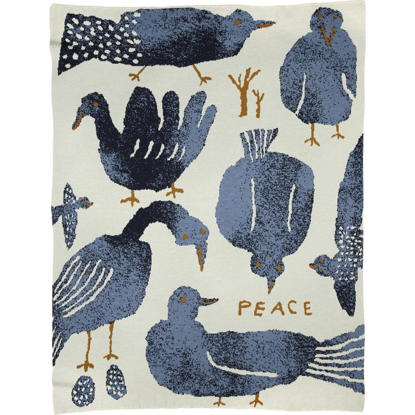 Peace Knit Blanket