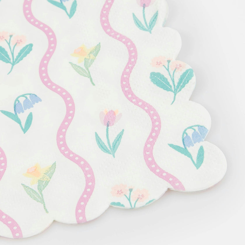 Bloomsbury Floral Pattern Small Napkins