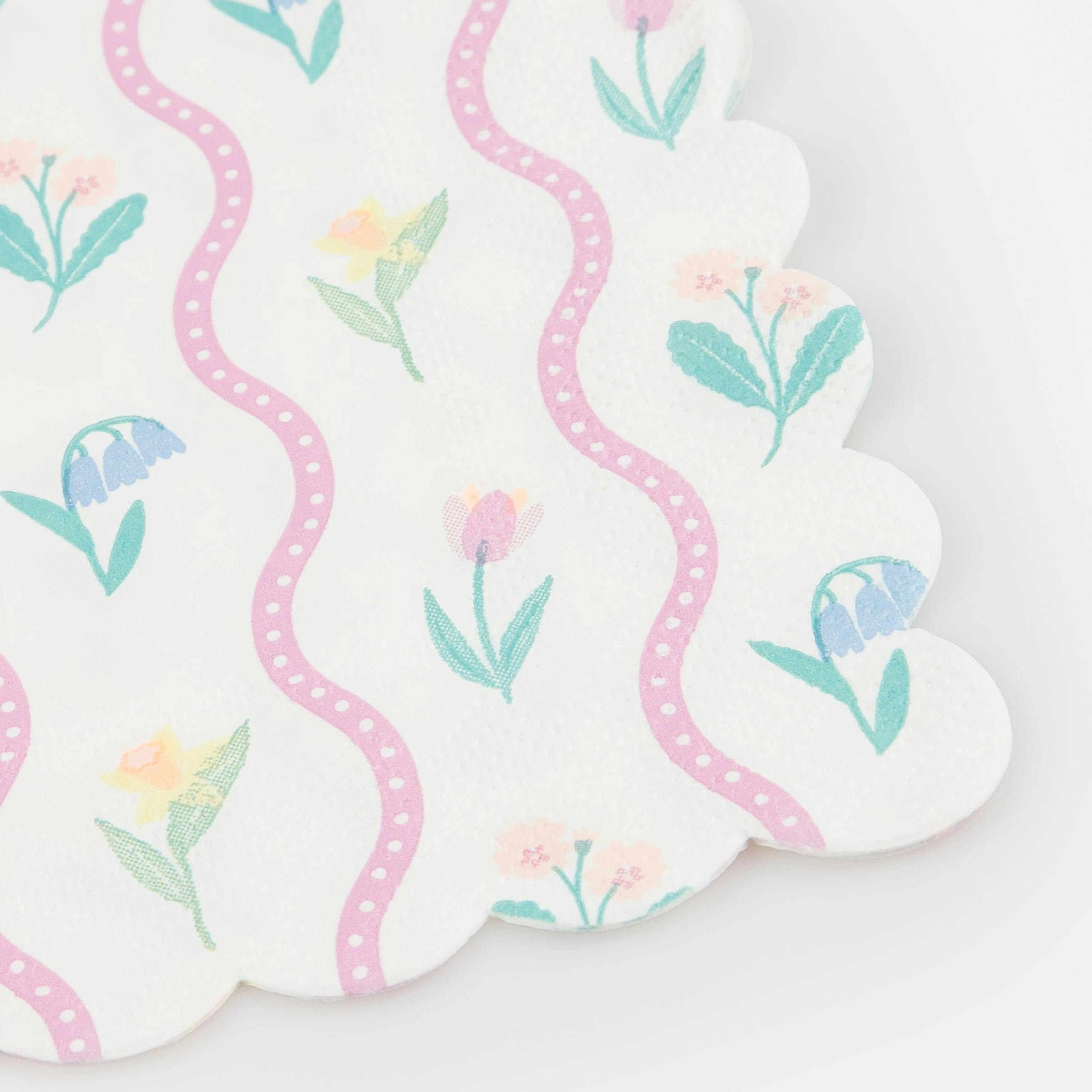Bloomsbury Floral Pattern Small Napkins