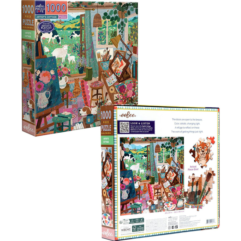 Piece&Love: Artist's Cottage - 1000 pc Puzzle