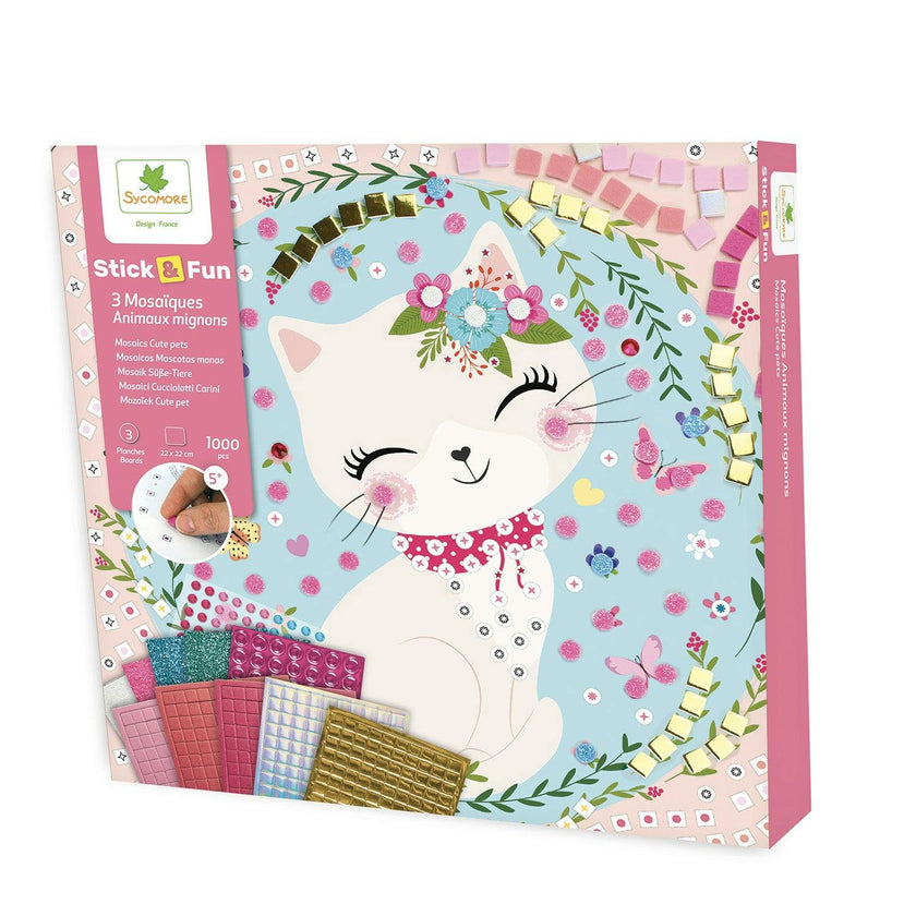 Stick'N Fun - Mosaics Cute Pets - 5y+