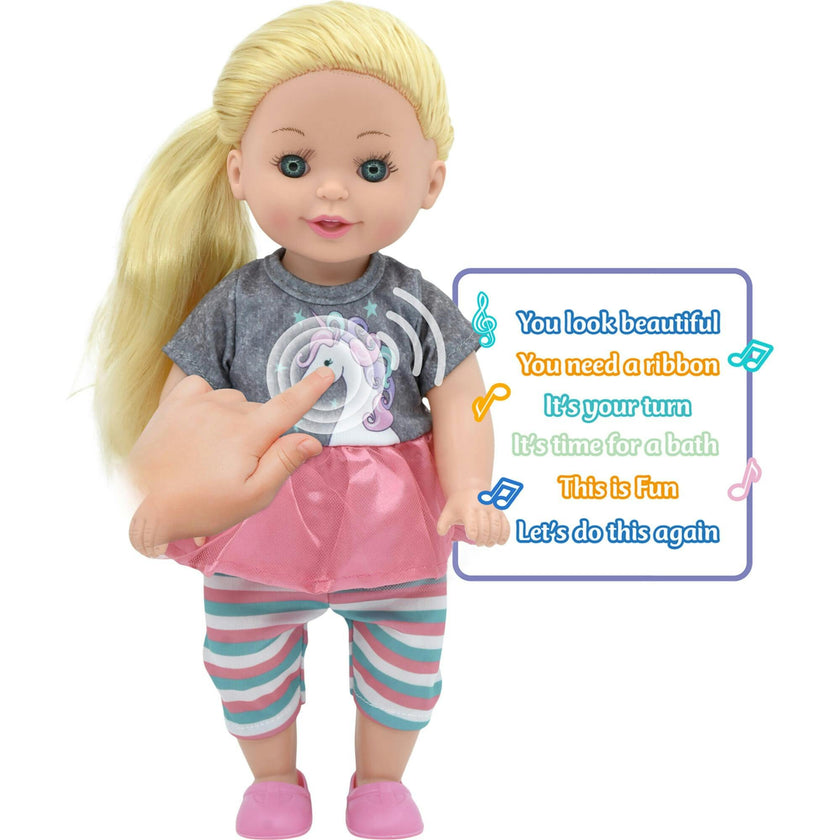 Lil Tots: 14" Talking Pet Grooming Playset - Doll