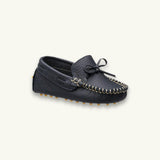 Toddler Driver Loafer | Navy Blue Leather