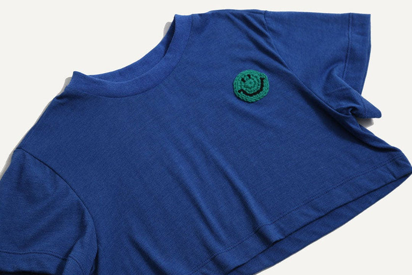 CLASSIC SMILEY CROPPED TEE