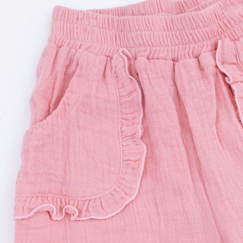 Striped Golf - Peplum Tank with Wide Leg Pant