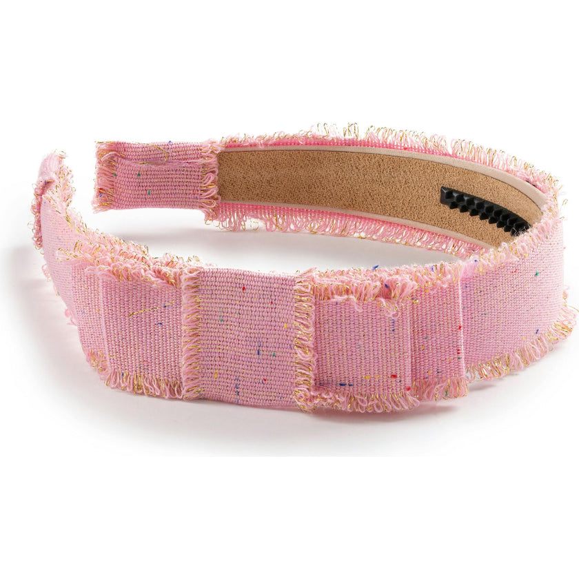 Sweetie Linen Fringe Headband