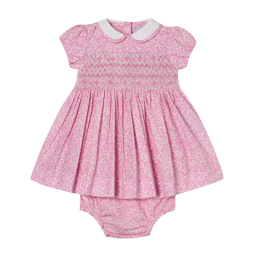 Hand-Smocked Baby Dress - Erica