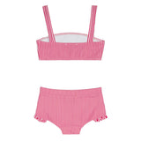 girls gondola stripe bandeau bikini and swim shorts