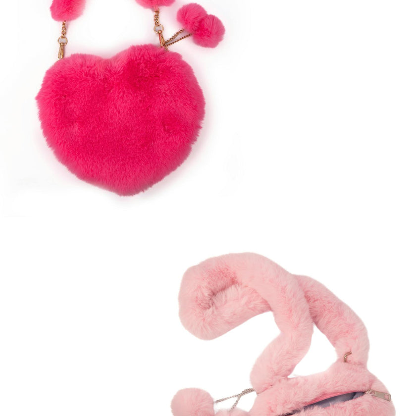 Pinky Promise Furry Purse Bundle
