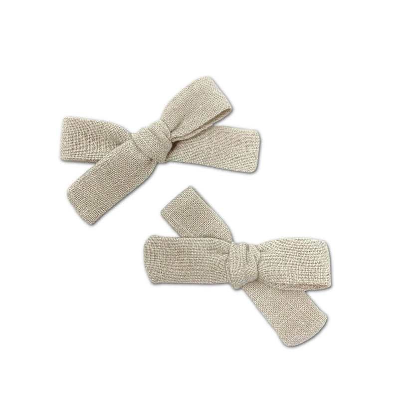 Skinny Ribbon Pigtail Bows