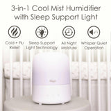 3-in-1 Humidifier for Baby Nursery, 0.5 Gal., Sleep Support Night Light & Aroma Diffuser