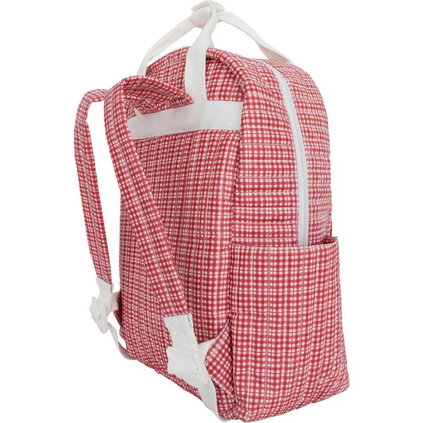 Poppy Gingham Coated Everyday Backpack