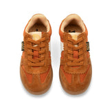 Brooking Kids Brooking Kids Classic Court Sneaker - Orange Rust Textile and Suede