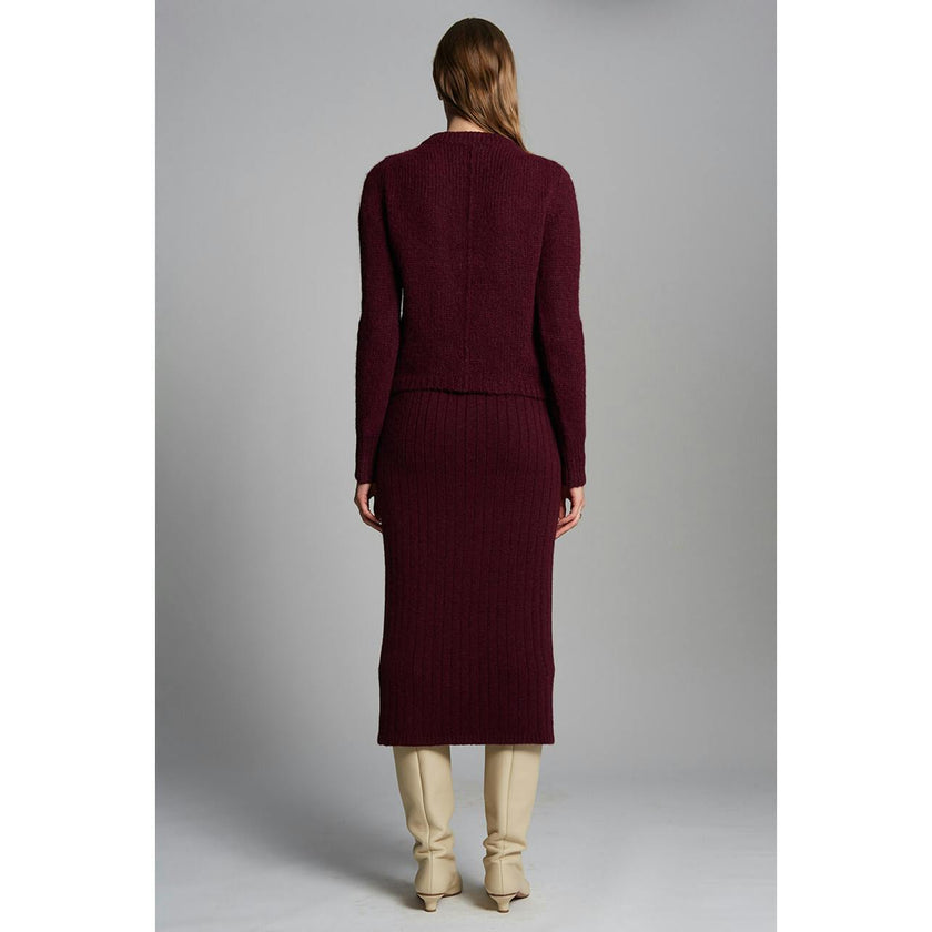 AVA SWEATER | MERLOT