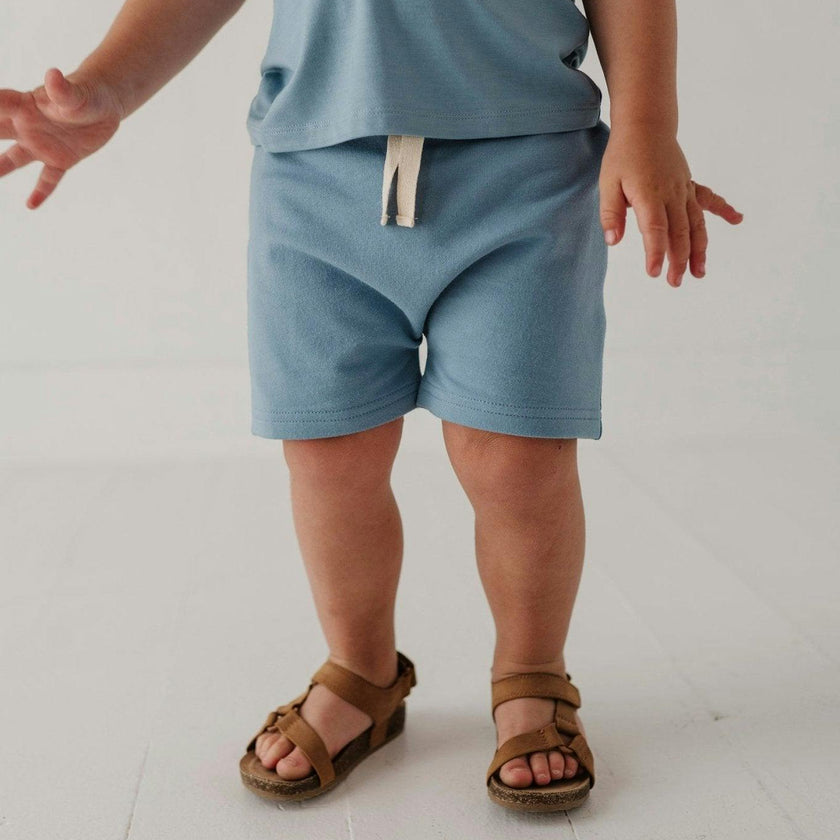 Boys Harem Shorts in Desert Mist
