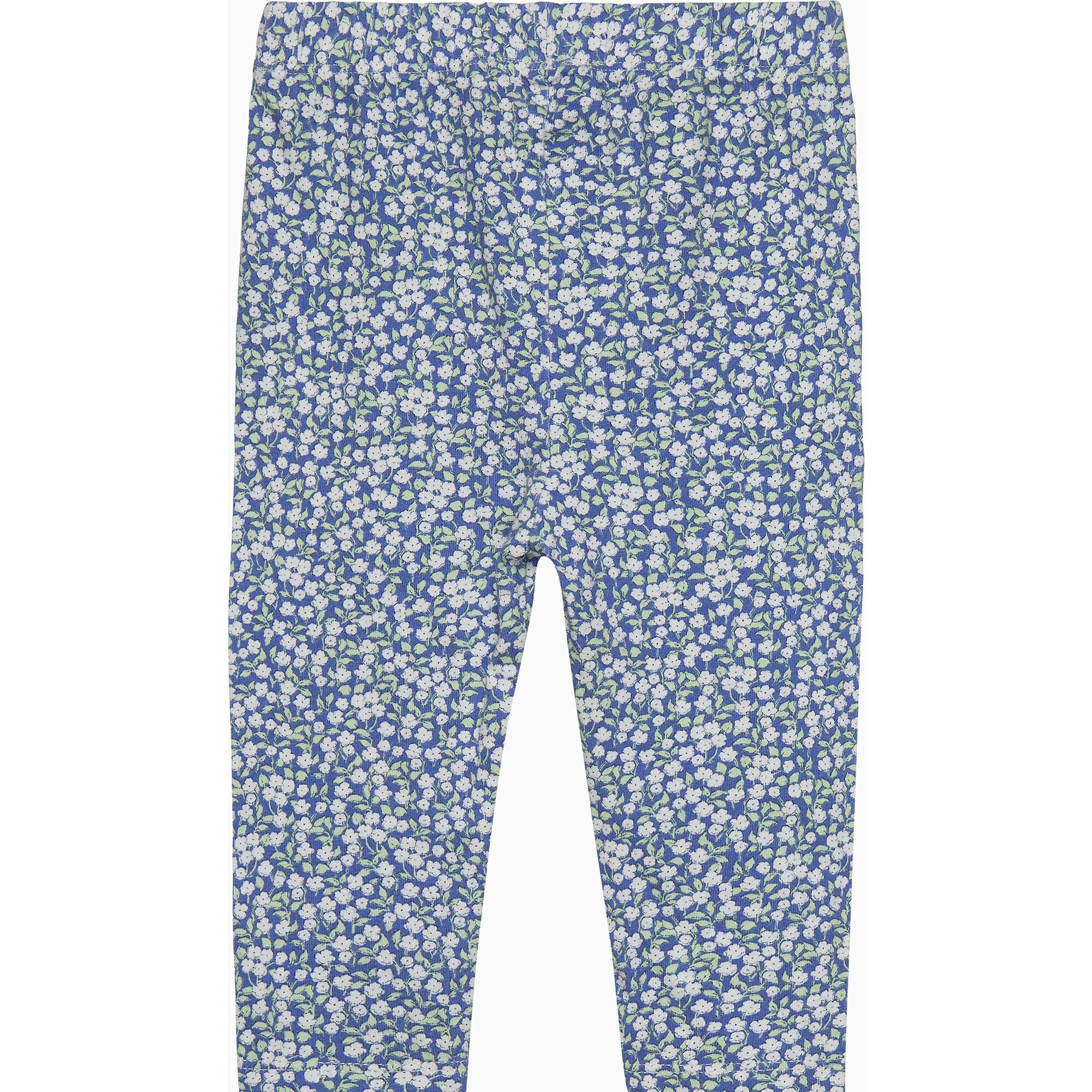 Baby Leggings in Blue Floral