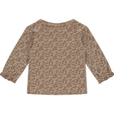 Allover Floral Long Sleeve Top