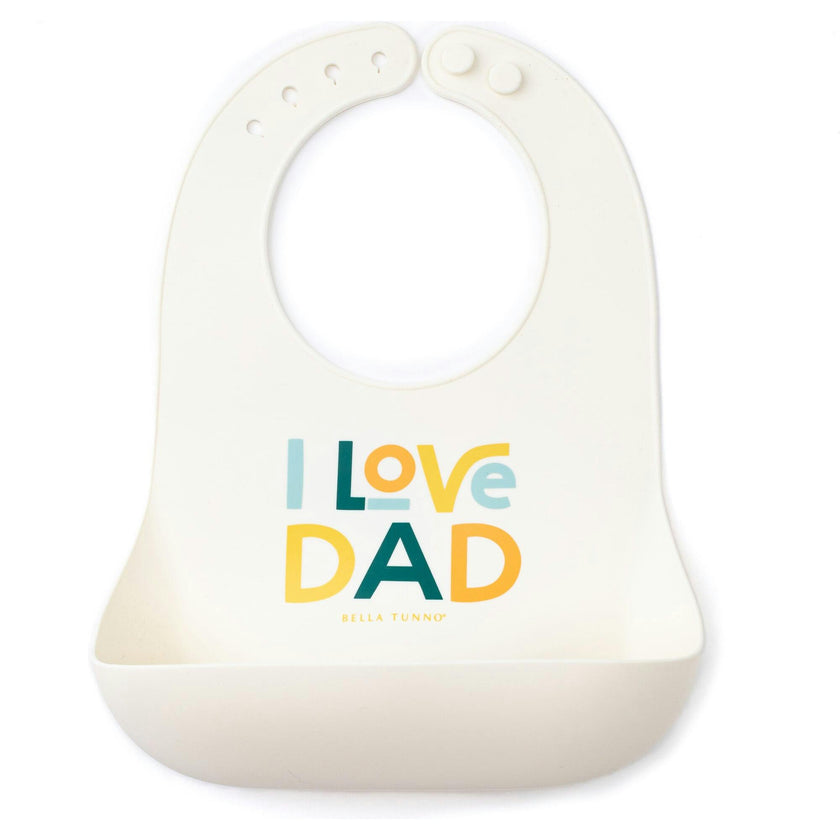 I Love Dad Wonder Bib