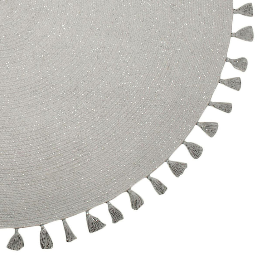 Josephine Hand-Woven Tassel Braided Round Rug
