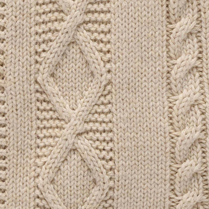 Cable Cardigan Oatmeal Melange