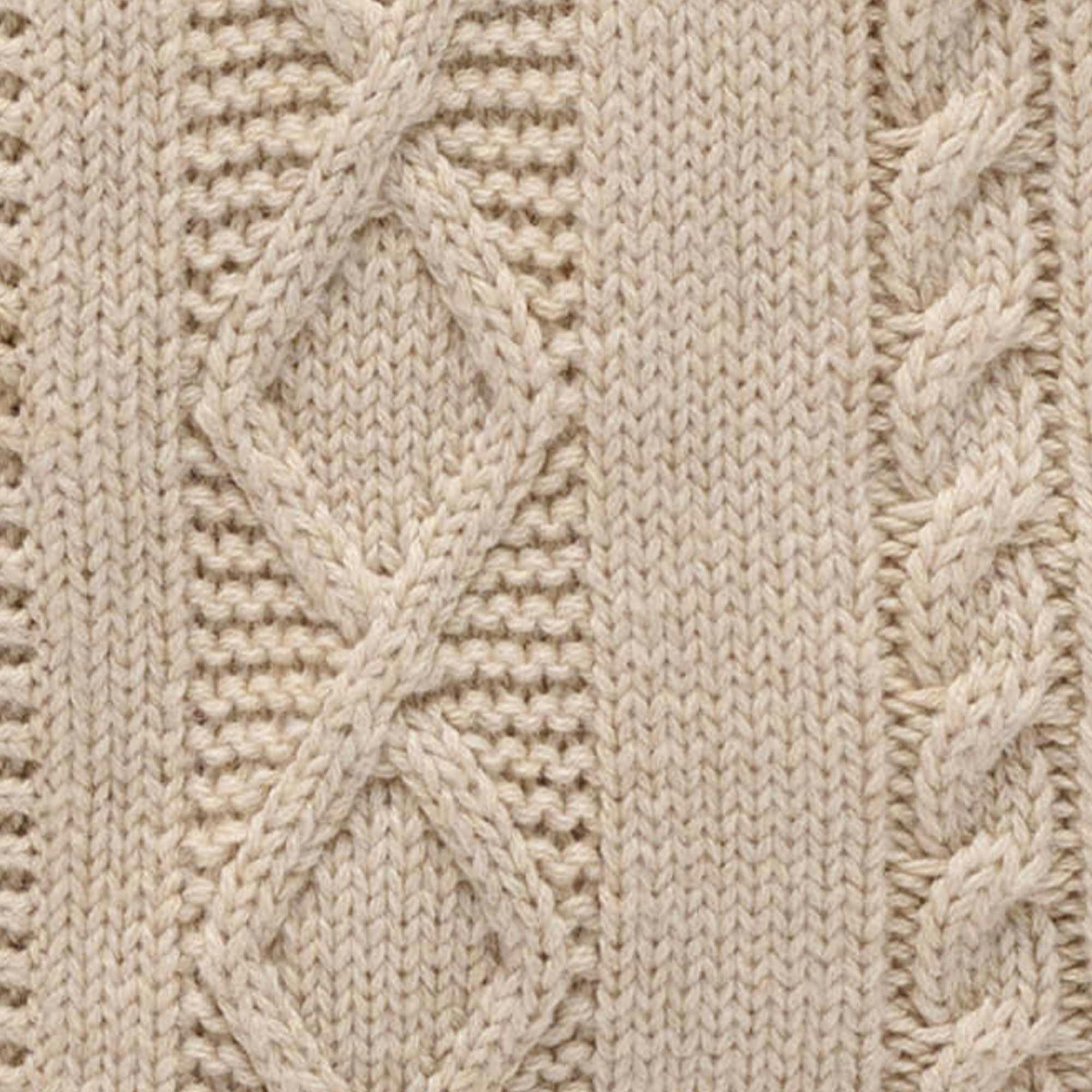 Cable Cardigan Oatmeal Melange