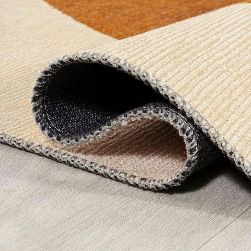 Cirkel Minimalist Geometric Dot Machine-washable Area Rug