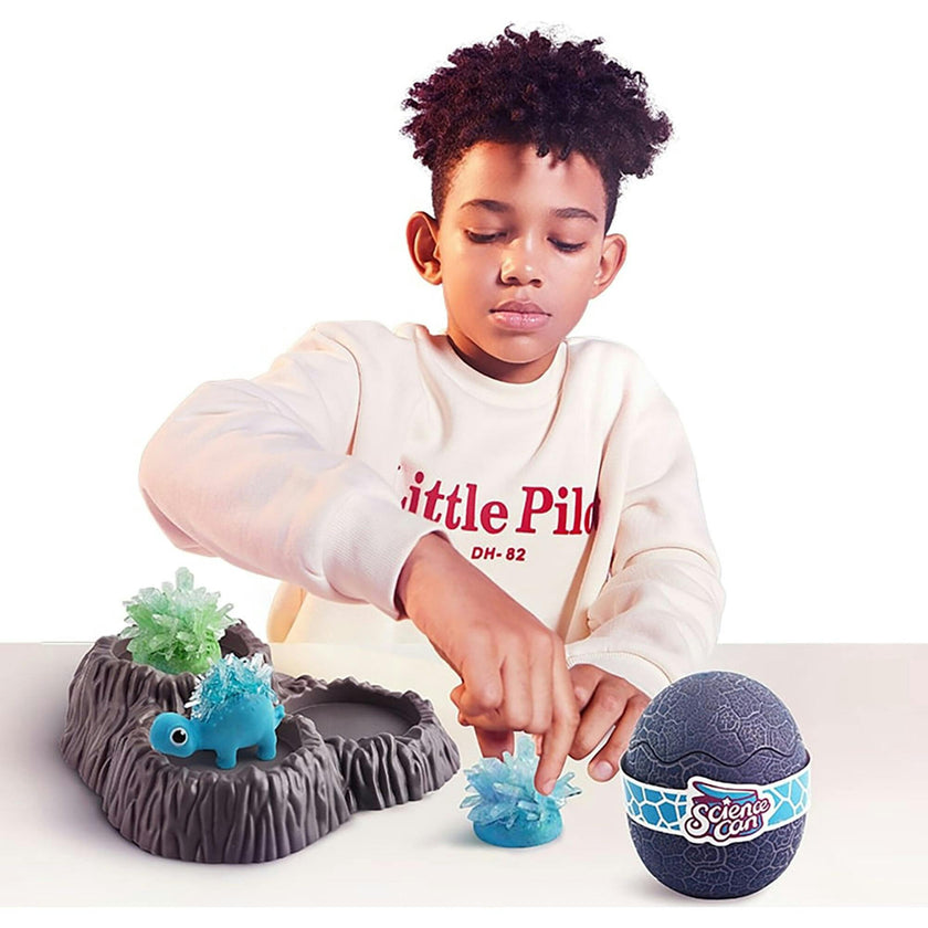 Hape: Science Can: Crystal Growing Kit - Stegosaur