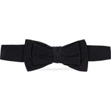 Classic Sateen Bow Tie, Black