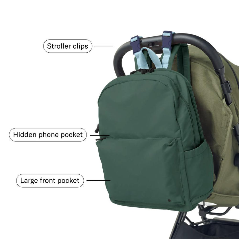 STATE x Magnetic Me Lorimer Diaper Bag, Leopard Hearts