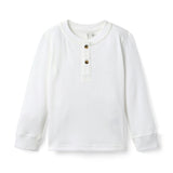 Henley Tee, white