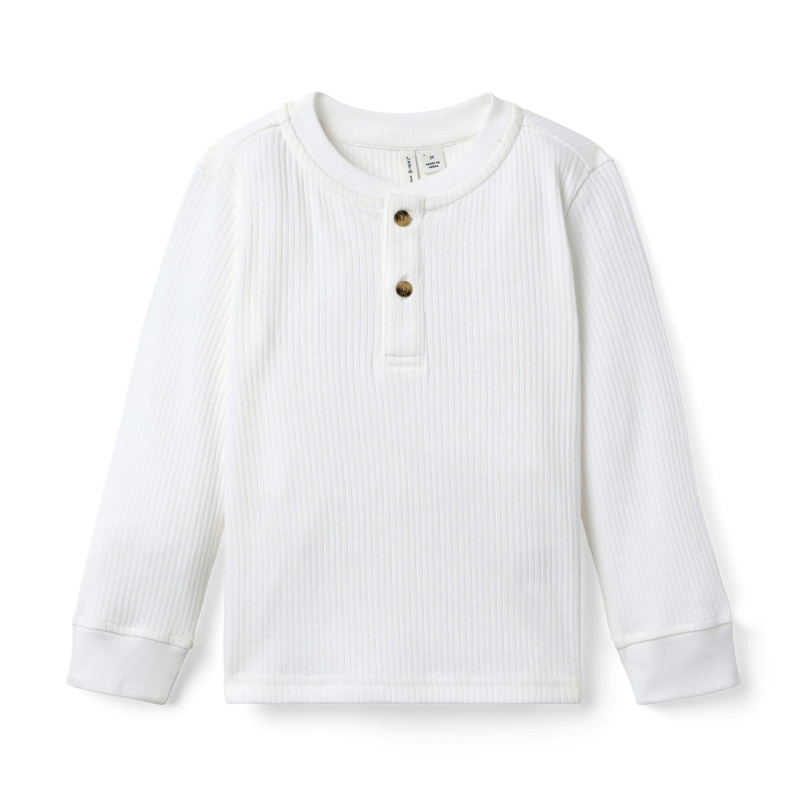 Henley Tee, white